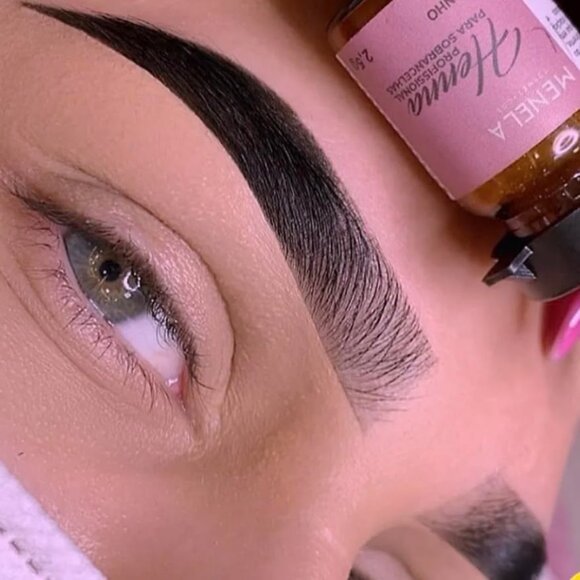 Natural Dark Brown Brow Henna Tint Kit - Vegan & Cruelty-Free, Long-Lasting Colo - Picture 1 of 9